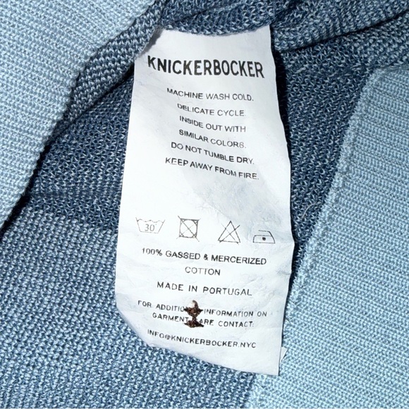 Knickerbocker blue striped Vertigo cardigan - Picture 6 of 6